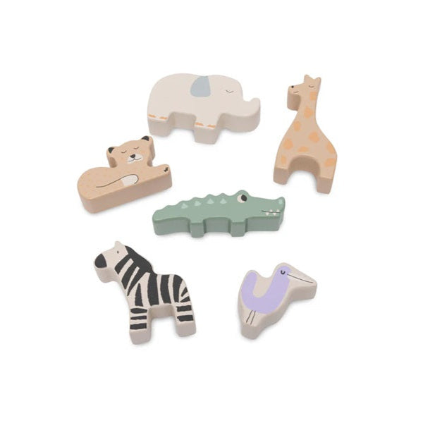 Jollein Wooden Shape Sorter - Jungle Jambo