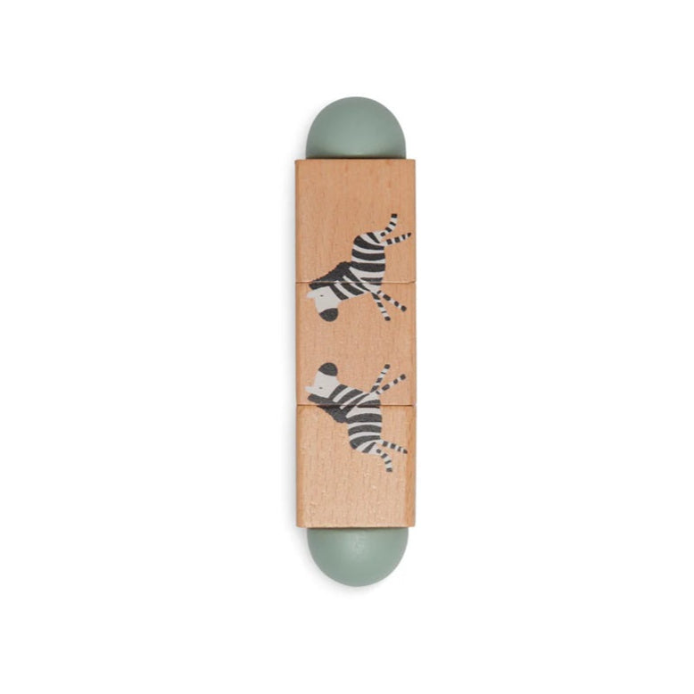 Jollein Wooden Twisting Cubes - Jungle Jambo