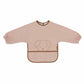 Jollein Long Sleeve Waterproof Bib - Snuffy Peekaboo - Wild Rose