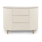 Kas Kopenhagen Kai Dresser & Changing Unit - Cream Oak