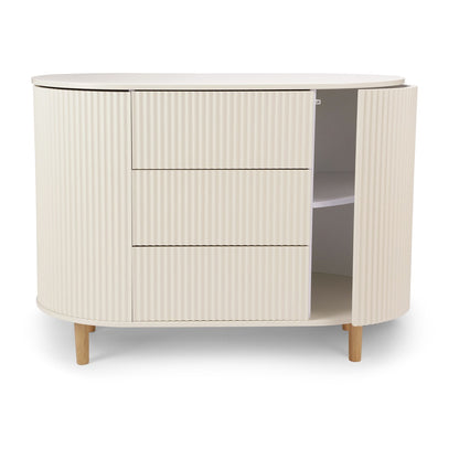 Kas Kopenhagen Kai Dresser & Changing Unit - Cream Oak