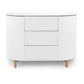 Kas Kopenhagen Kai Dresser & Changing Unit - White Oak