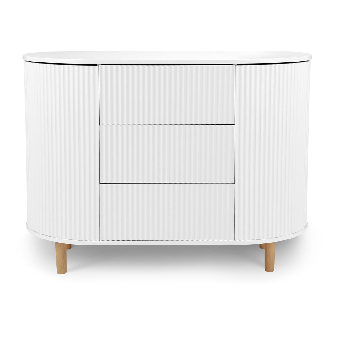 Kas Kopenhagen Kai Dresser & Changing Unit - White Oak
