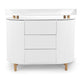 Kas Kopenhagen Kai Dresser & Changing Unit - White Oak