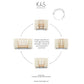 Kas Kopenhagen Kai Baby Cot - White Oak