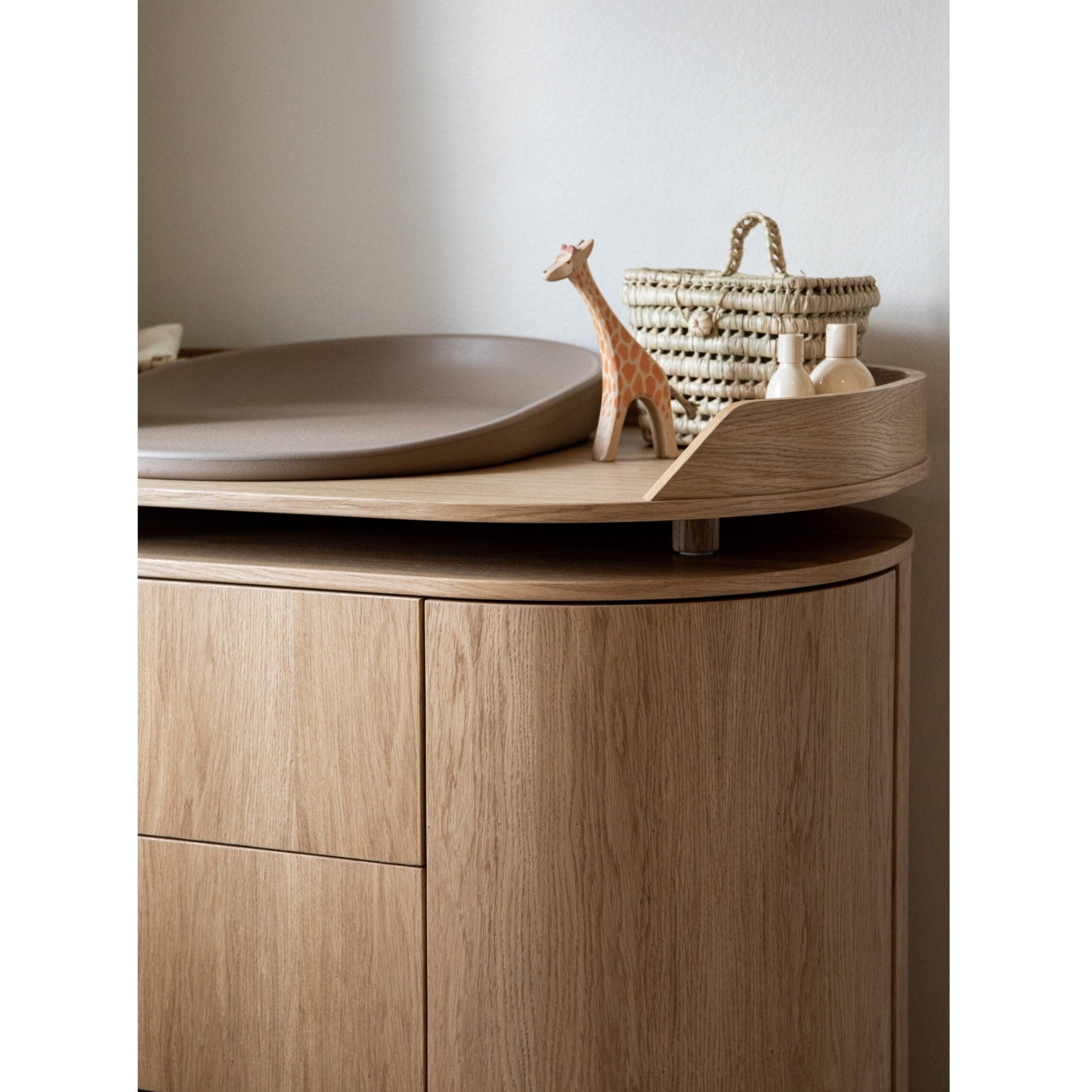 Kas Kopenhagen Kai Dresser & Changing Unit - Natural Oak