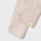 Lil' Atelier Organic Printed Baby Leggings - Grey Morn/Heart