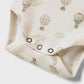 Lil' Atelier Organic L/S Baby Romper - Turtledove/Air