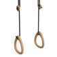 Lillagunga Wooden Indoor Gymnastic Rings - Oak