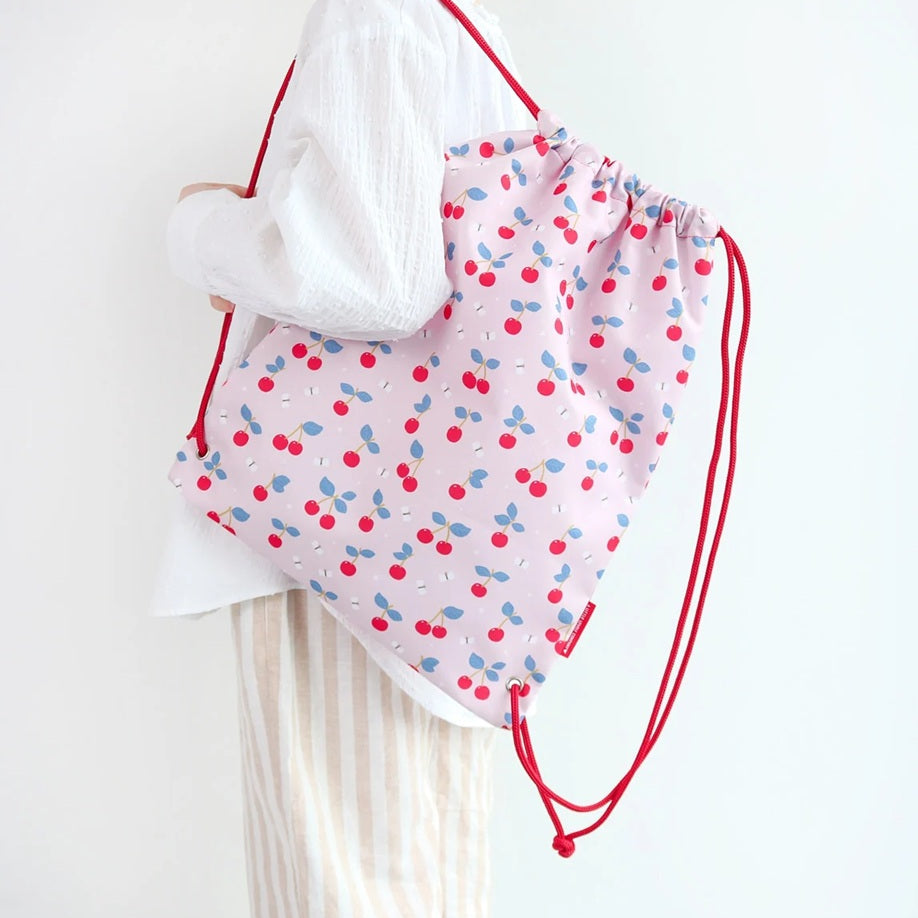 A Little Lovely Company Drawstring Bag - Cherries