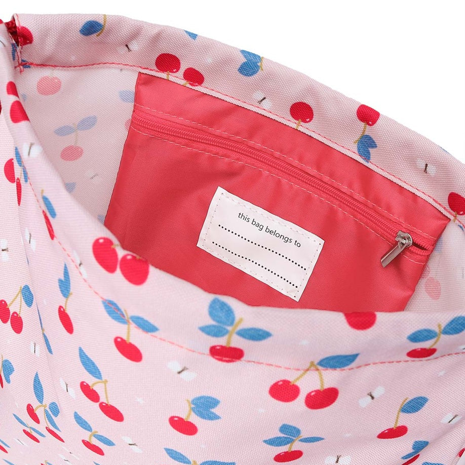 A Little Lovely Company Drawstring Bag - Cherries