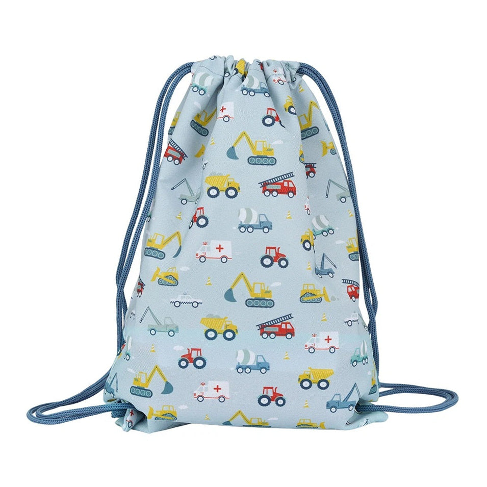 A Little Lovely Company Drawstring Bag - Vehicles