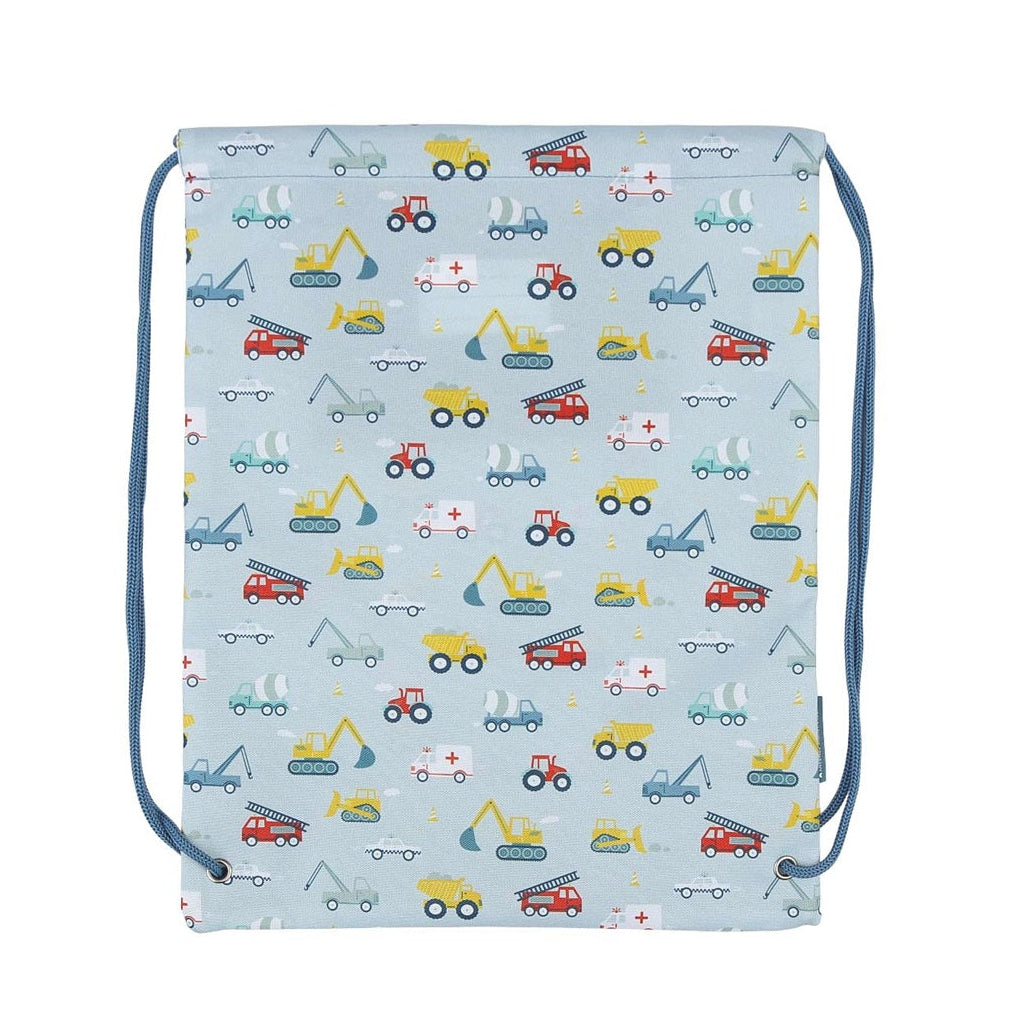 A Little Lovely Company Drawstring Bag - Vehicles