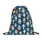 A Little Lovely Company Drawstring Bag - Robots