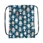 A Little Lovely Company Drawstring Bag - Robots