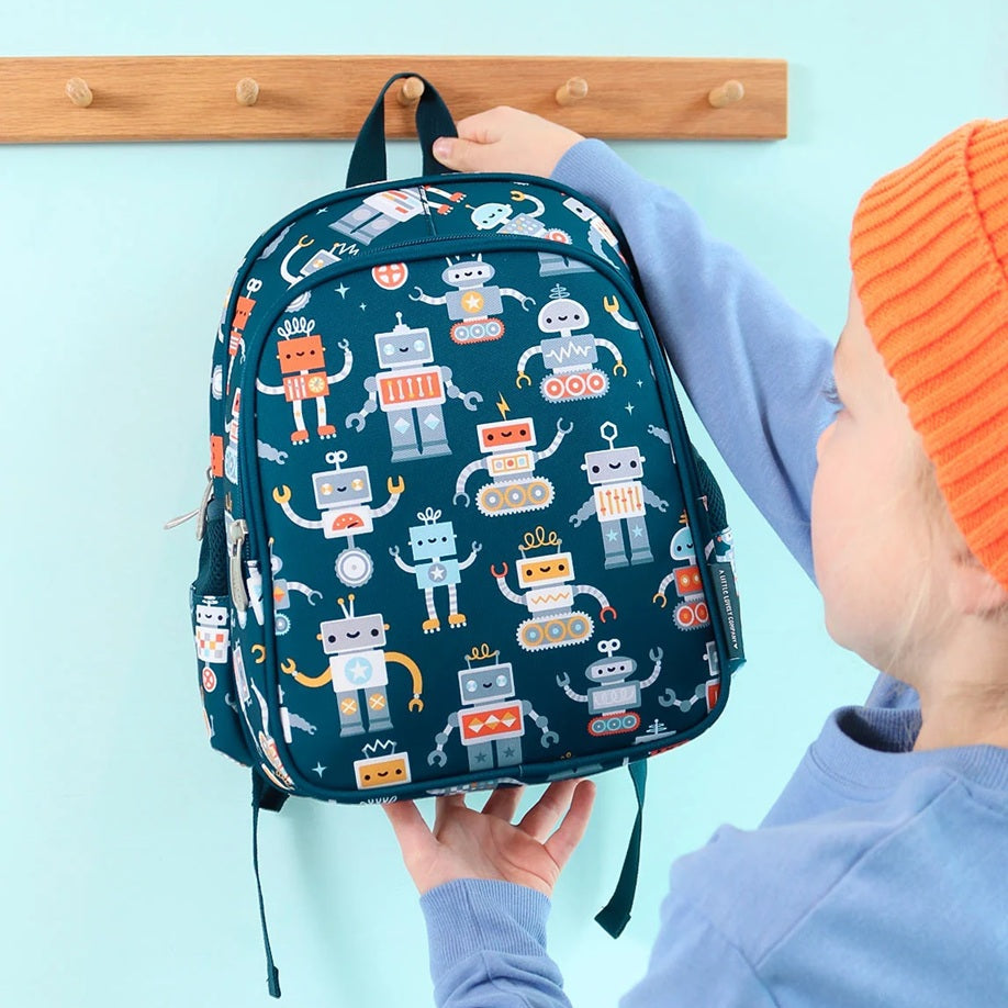 A Little Lovely Company Children's Backpack - Robots