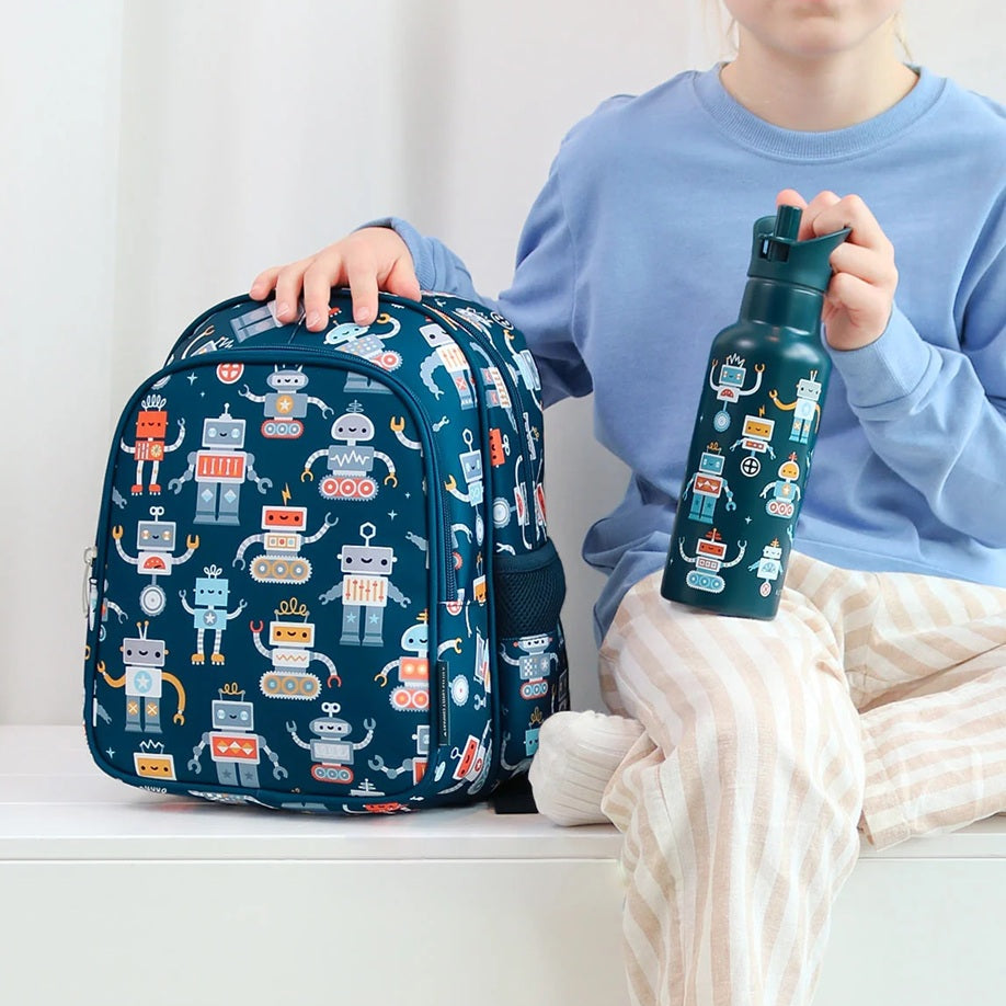 A Little Lovely Company Children's Backpack - Robots