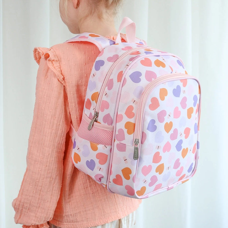 A Little Lovely Company Children's Backpack - Hearts