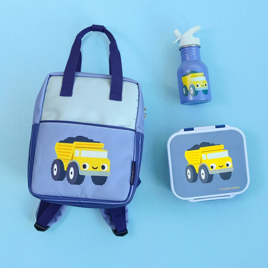 A Little Lovely Company Junior Square Backpack - Dump Truck