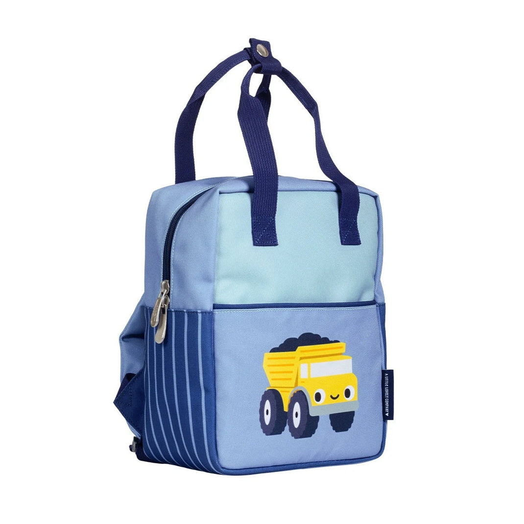 A Little Lovely Company Junior Square Backpack - Dump Truck