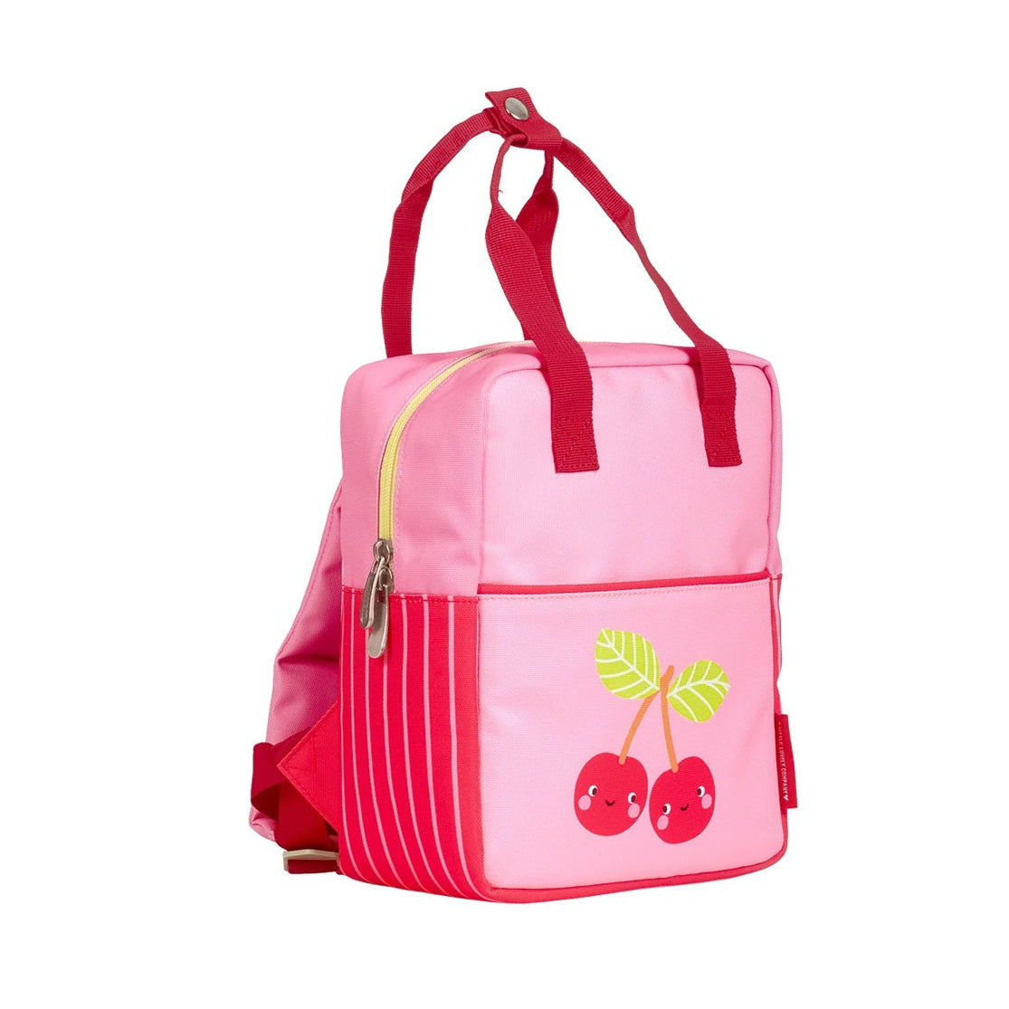 A Little Lovely Company Junior Square Backpack - Happy Cherries