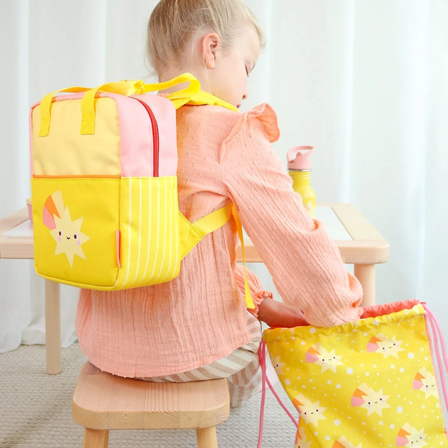 A Little Lovely Company Junior Square Backpack - Shooting Star