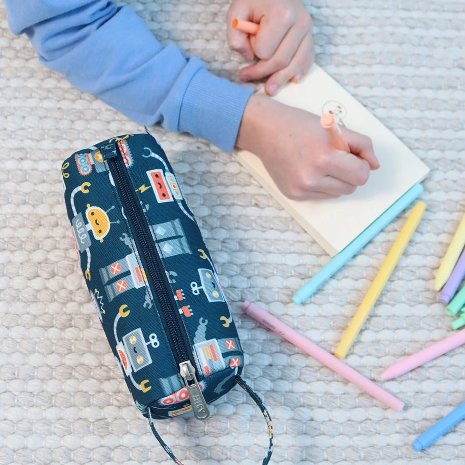 A Little Lovely Company Pencil Case - Robots