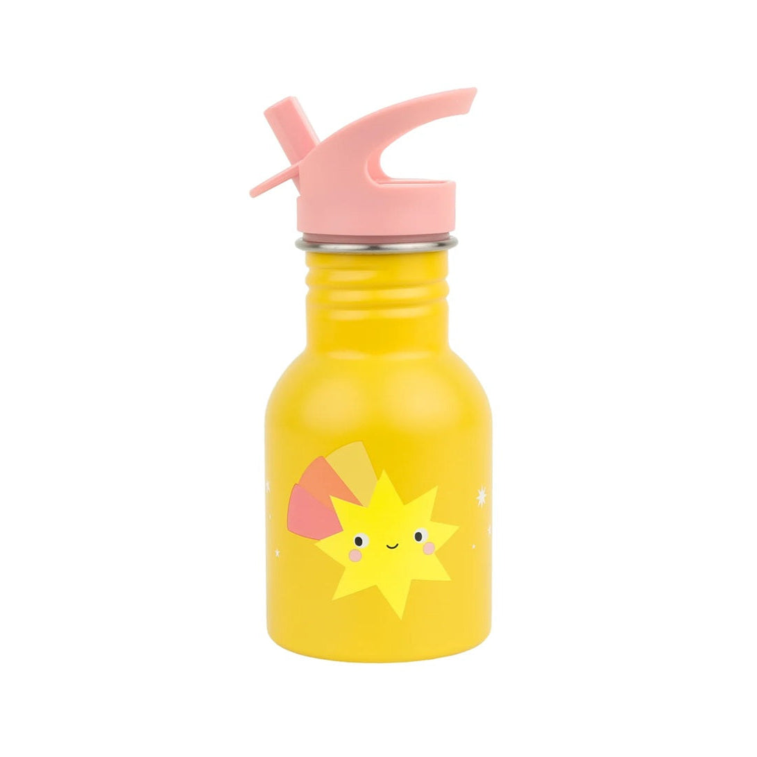 A Little Lovely Company Little Stainless Steel Drinks Bottle - 350ml - Shooting Star