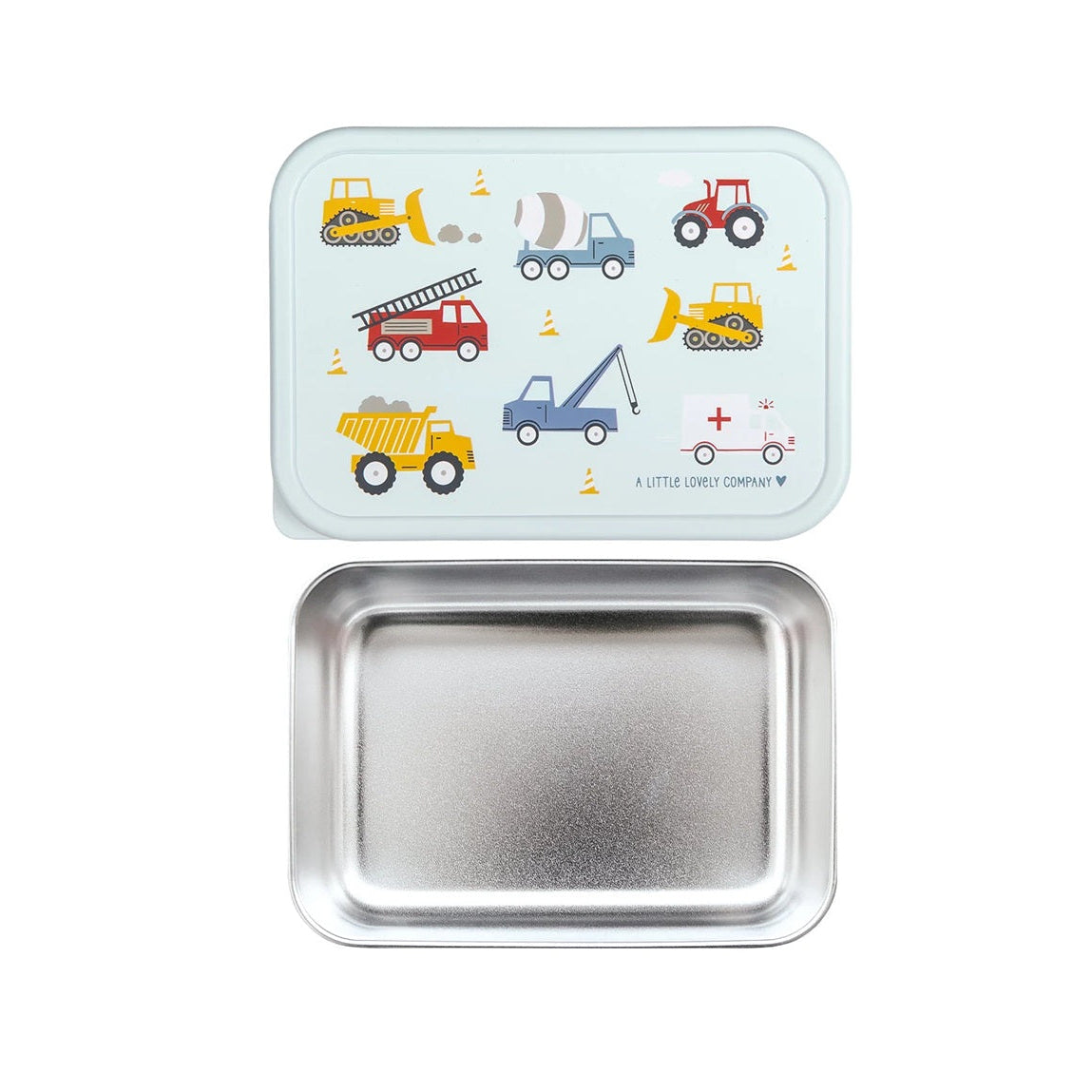 A Little Lovely Company Stainless Steel Lunchbox - Vehicles