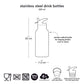 A Little Lovely Company Stainless Steel Drinks Bottle - 350ml - Blossom Pink