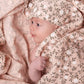 A Little Lovely Company Organic Muslin Swaddle - Blossom Dusty Pink