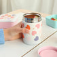 A Little Lovely Company 300ml Steel Food Flask - Hearts
