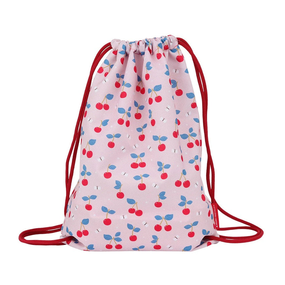 A Little Lovely Company Drawstring Bag - Cherries