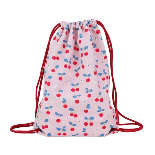 A Little Lovely Company Drawstring Bag - Cherries
