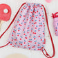 A Little Lovely Company Drawstring Bag - Cherries