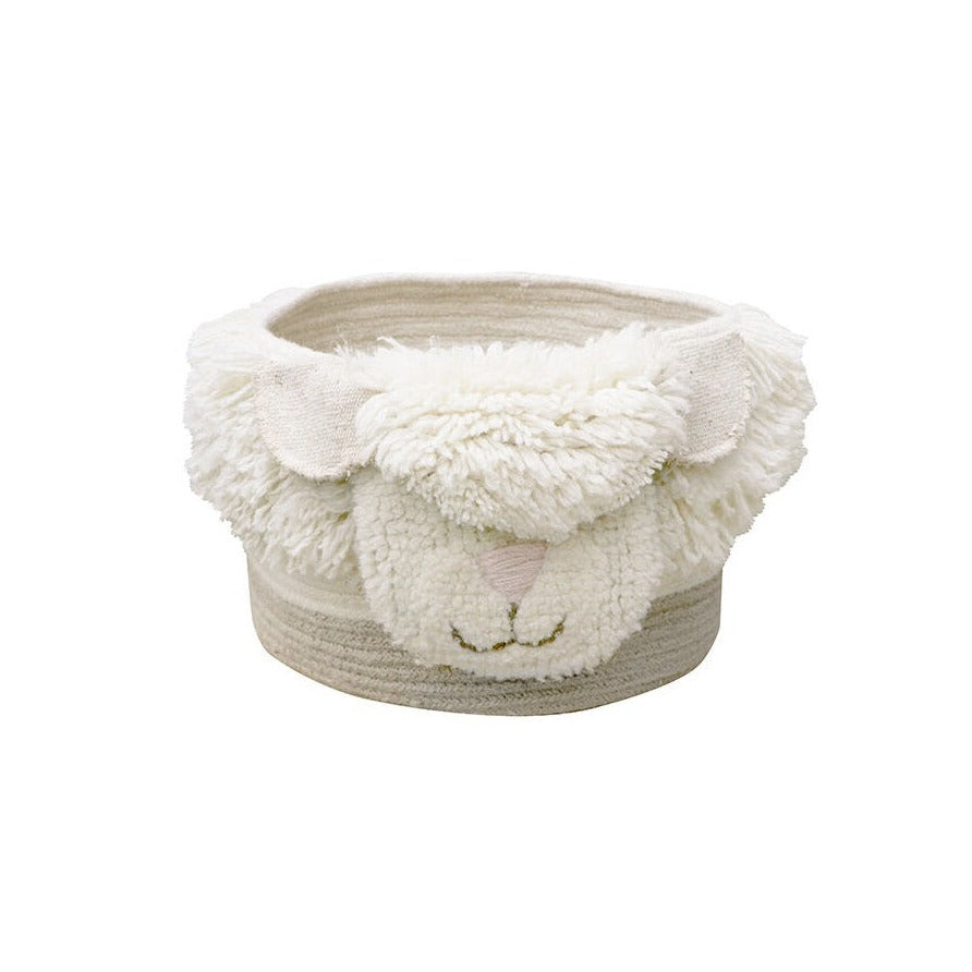 Lorena Canals Woolable Basket - Pink Nose Sheep
