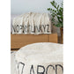 Lorena Canals Washable Knit Blanket - ABC
