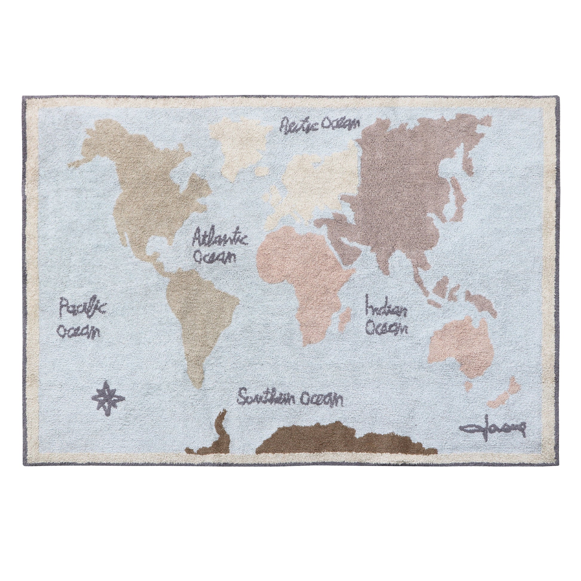 Lorena Canals Washable Rug - Vintage Map