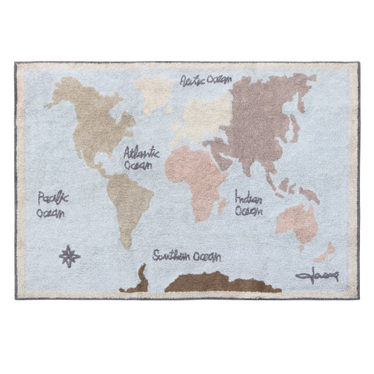 Lorena Canals Washable Rug - Vintage Map