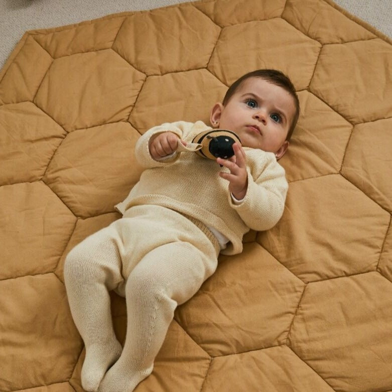 Lorena Canals Washable Organic Cotton Playmat - Honeycomb