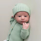 Micu Micu Organic Newborn Baby Hat - Soft Green