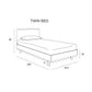 Oeuf NYC Moss Twin Single Bed - Birch