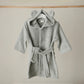 Mushie Organic Cotton Children's Bathrobe - Bear/Moss