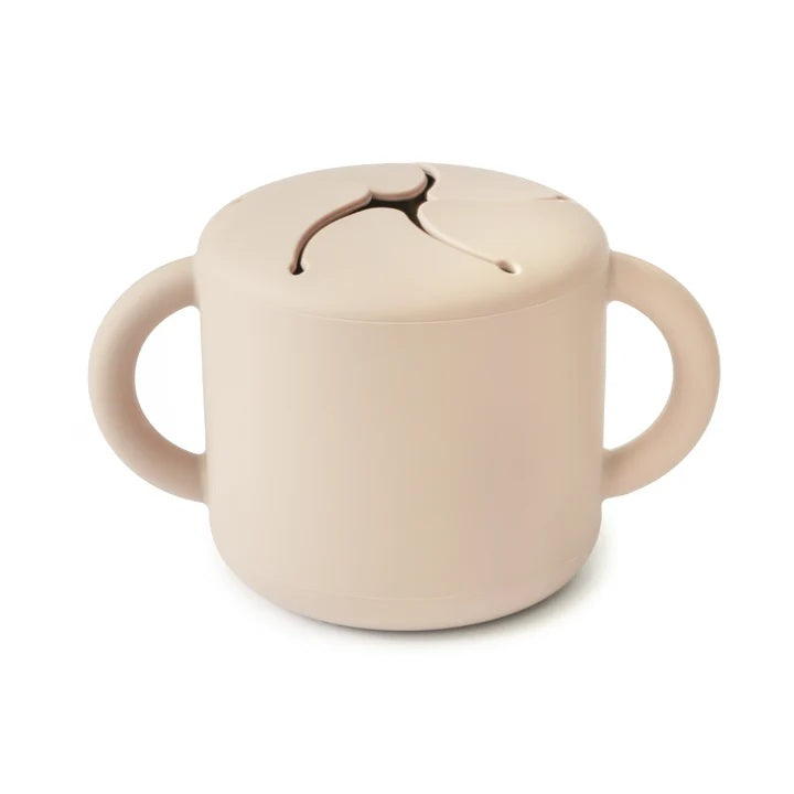 Mushie Silicone Snack Cup - Shifting Sand