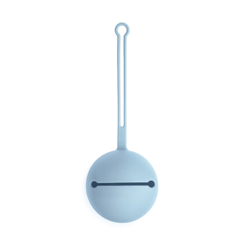 Mushie Silicone Pacifier Case - Powder Blue