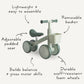 Mushie Mini Toddler Bike - Shifting Sand