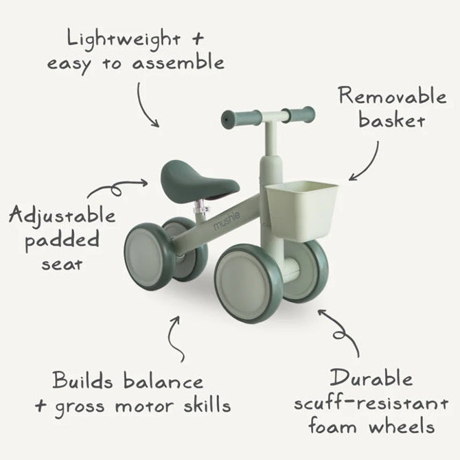 Mushie Mini Toddler Bike - Shifting Sand
