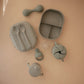 Mushie Lunchbox Set - Sage