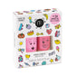 Nailmatic Wash Off Nail Varnish + Nail Stickers - 2 Set - Pop