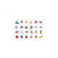 Nailmatic Wash Off Nail Varnish + Nail Stickers - 2 Set - Pop